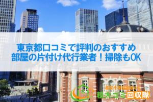 東京都口コミで評判のおすすめ部屋の片付け代行業者7選！掃除もOK