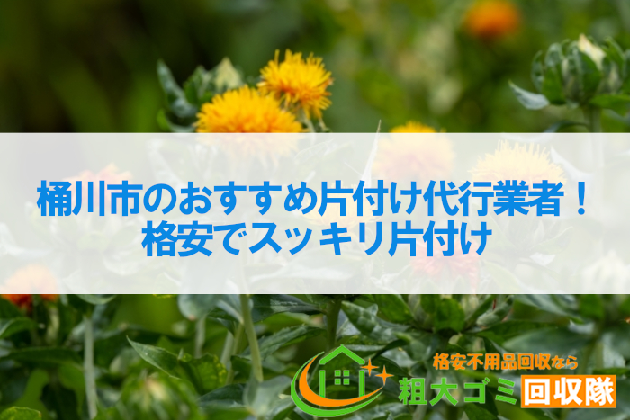 桶川市のおすすめ片付け代行業者TOP7！格安でスッキリ片付け