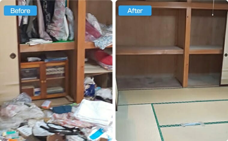 東京都世田谷区｜散らかった部屋の片付け事例