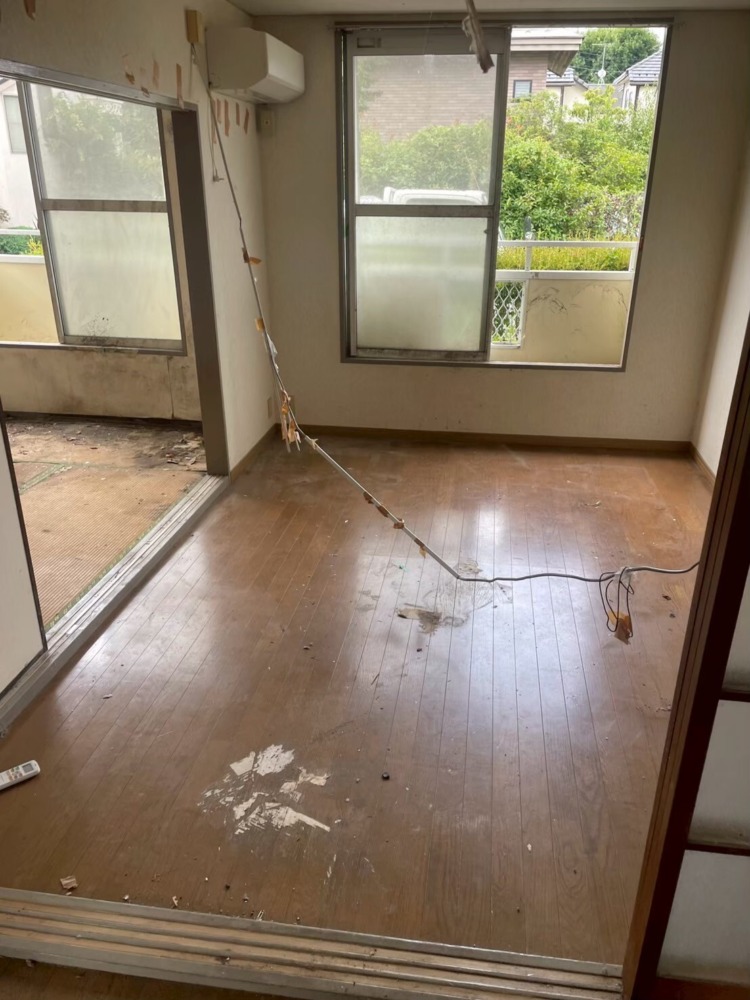 ゴミ屋敷の清掃後