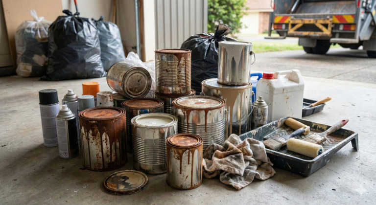 処分するペンキの画像