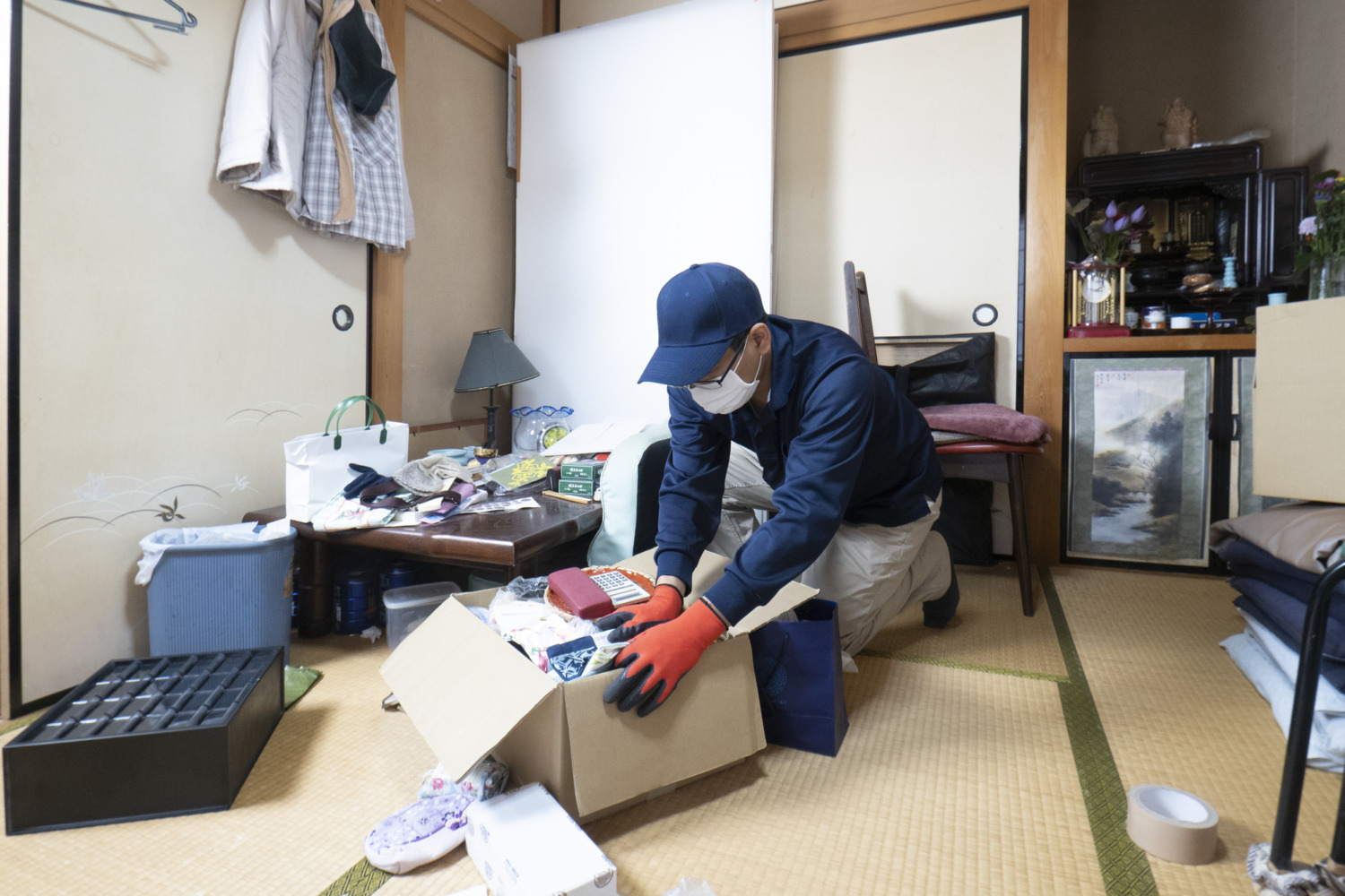 遺留品を整理・処分する流れ